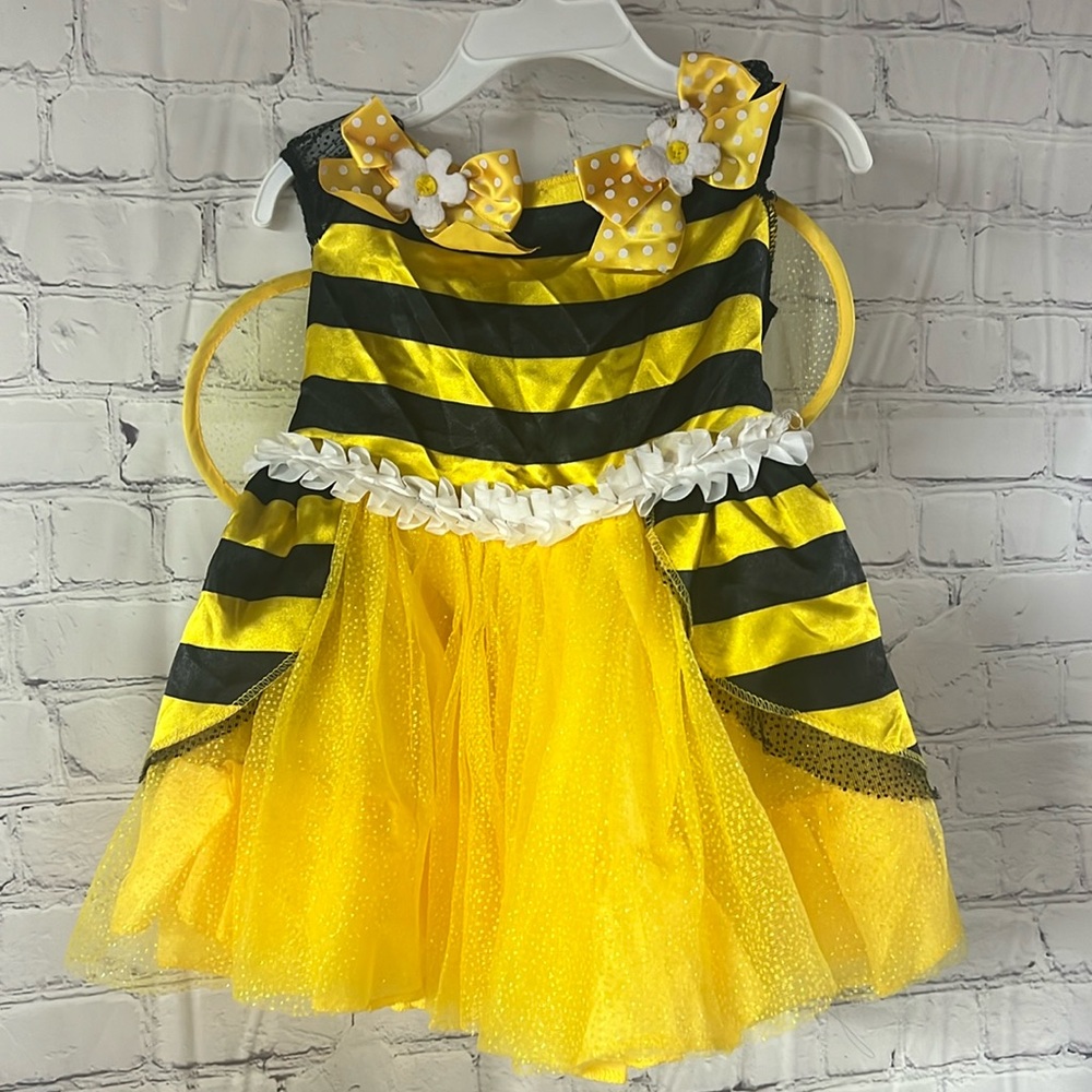 Yellow & Black Bee Costume Dress for Kids - Cute Halloween Outfit